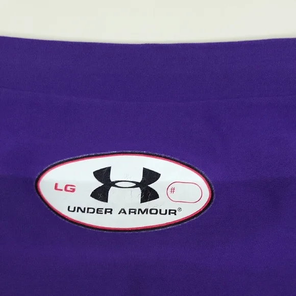 Under Armour Vibrant Purple Crew Neck Shirt - Picture 5 of 6